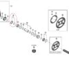 Shimano XTR FC-M9100/20/9020-B1 Kurbel - Distanzscheibe Und Ring