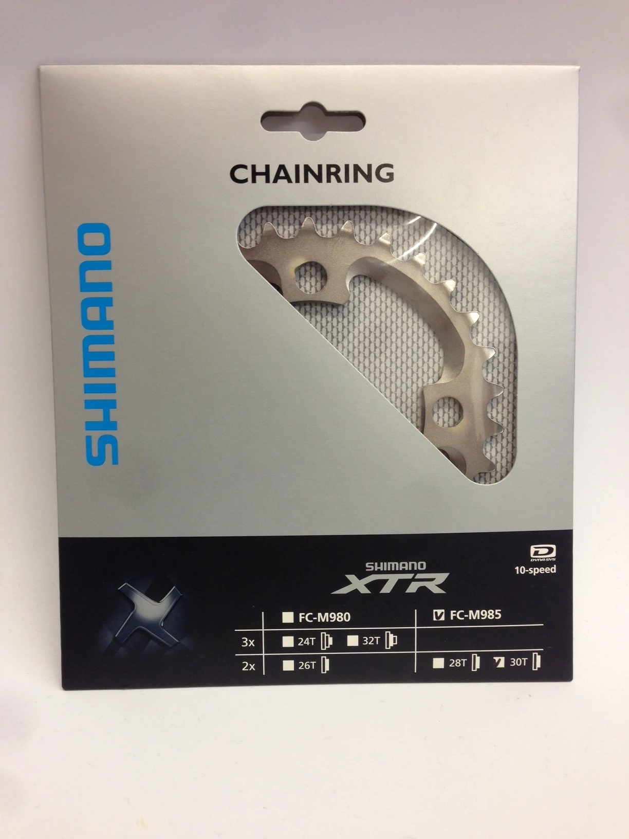 Shimano XTR FC-M985 30 Zähne 2x10 Kettenblatt 2 Shimano XTR FC-M985 30 Zähne 2x10 Kettenblatt – Bild 2